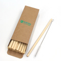 eco friendly bamboo straws for drinking 100% biodegradable recycle material straw